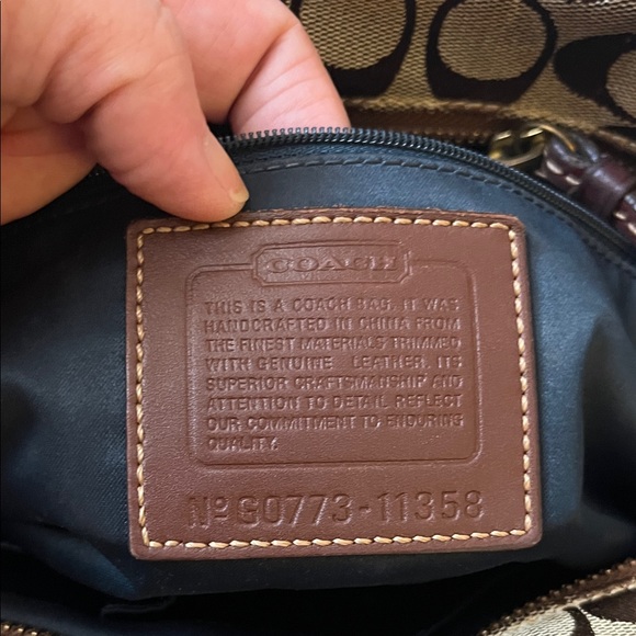 REHAB Vintage Coach Brown and Patchwork Shoulder Bags - Picture 14 of 14